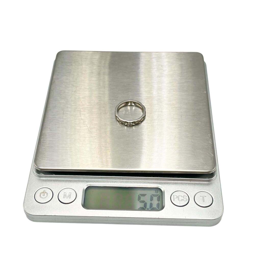 CHANEL Silver Diamond Ring #48 - Picture 9 of 9